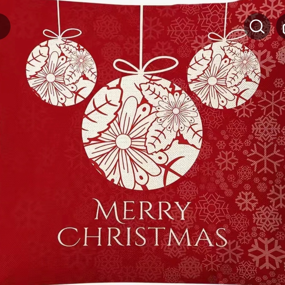 4pcs Christmas Pillowcases,17.7x17.7 Inch, Set Of 4, Pillow Inserts Not Included - Picture 7 of 8
